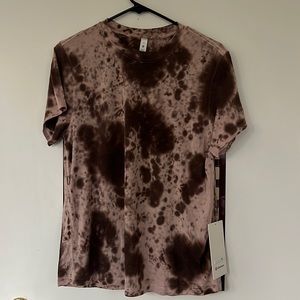 Lululemon All Yours Tee Marble Dye Sz 2